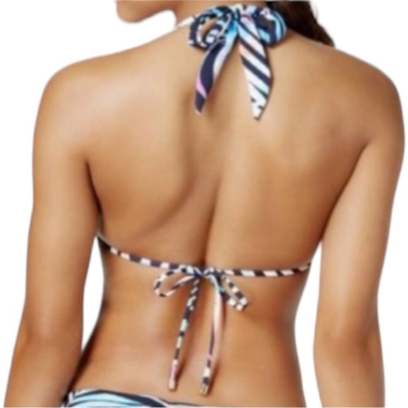 Bar lll Tie-Dyed Halter Bikini Top - Picture 3 of 7